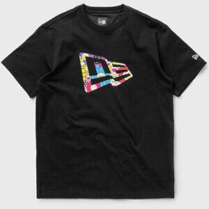 New Era x Takashi Murakami Flag Black Short Sleeve T Shirt Black M